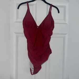 Cupshe Red One Piece Swimsuit